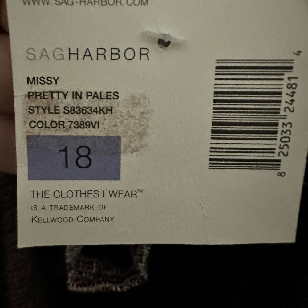 Sag Harbor Women's Blazer in Pink and Black Tweed - Picture 4 of 4
